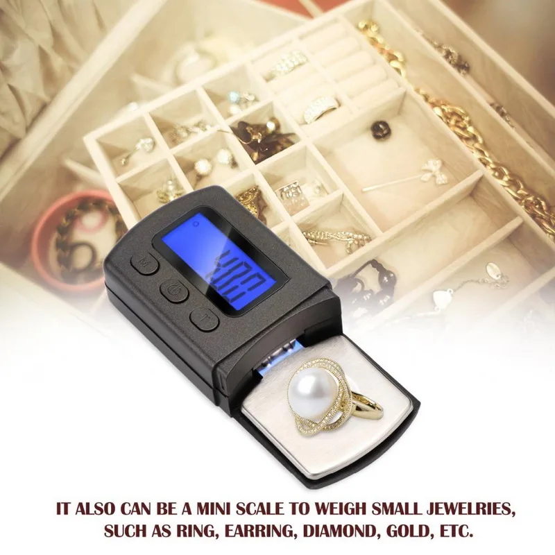 

DIDIHOU Mini Digital High Precision Jewelry Diamond Weighing Scale Arm Load Meter Vesion for Record Player Professional Scales