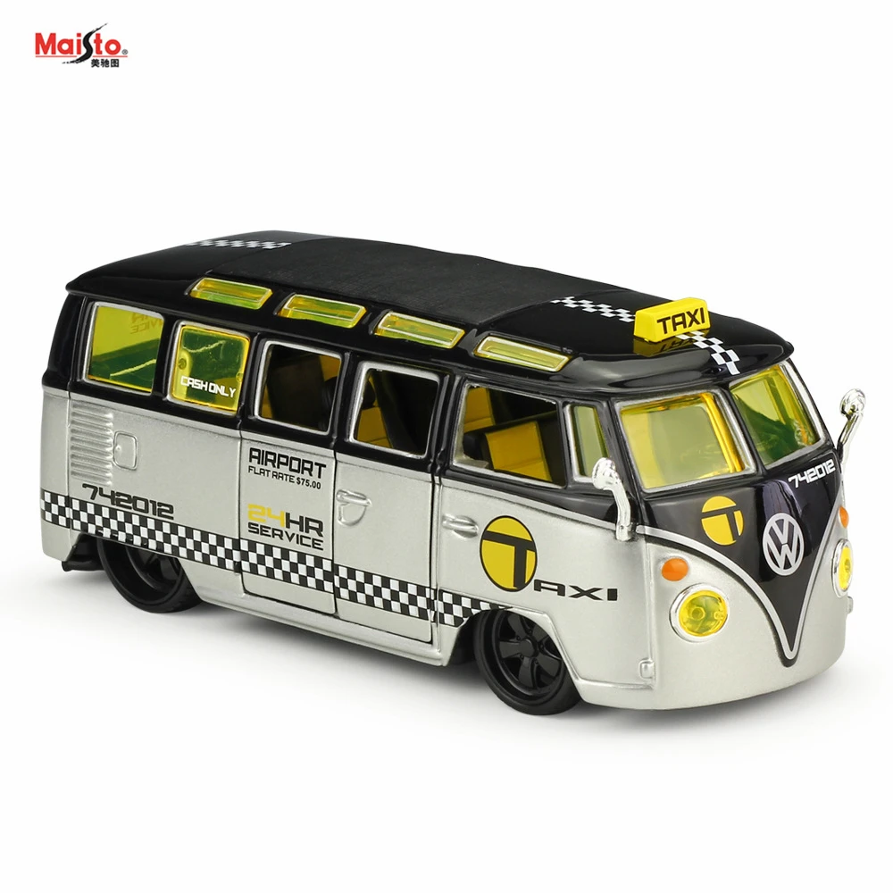 Maisto 125 Volkswagen VAN SAMBA simulation alloy car model crafts