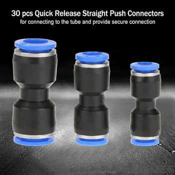 

Straight Push Connector Quick Release Air Line For Tube 6mm 8mm 10mm Supplies