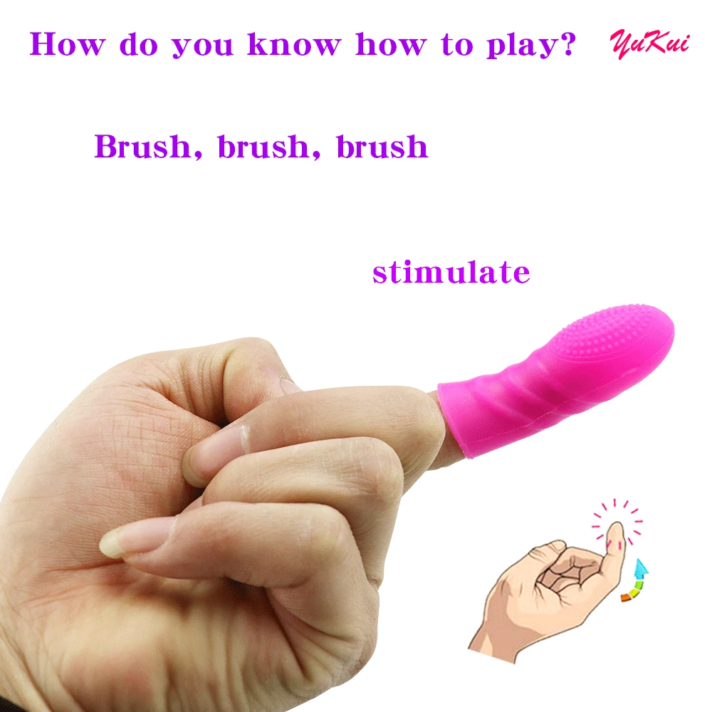 Finger Vibrator Gspot Clitori Stimulate Orgasm Massage Female Masturbator Erotic Finger Sleeve Sex Toys for Women Intimate Goods