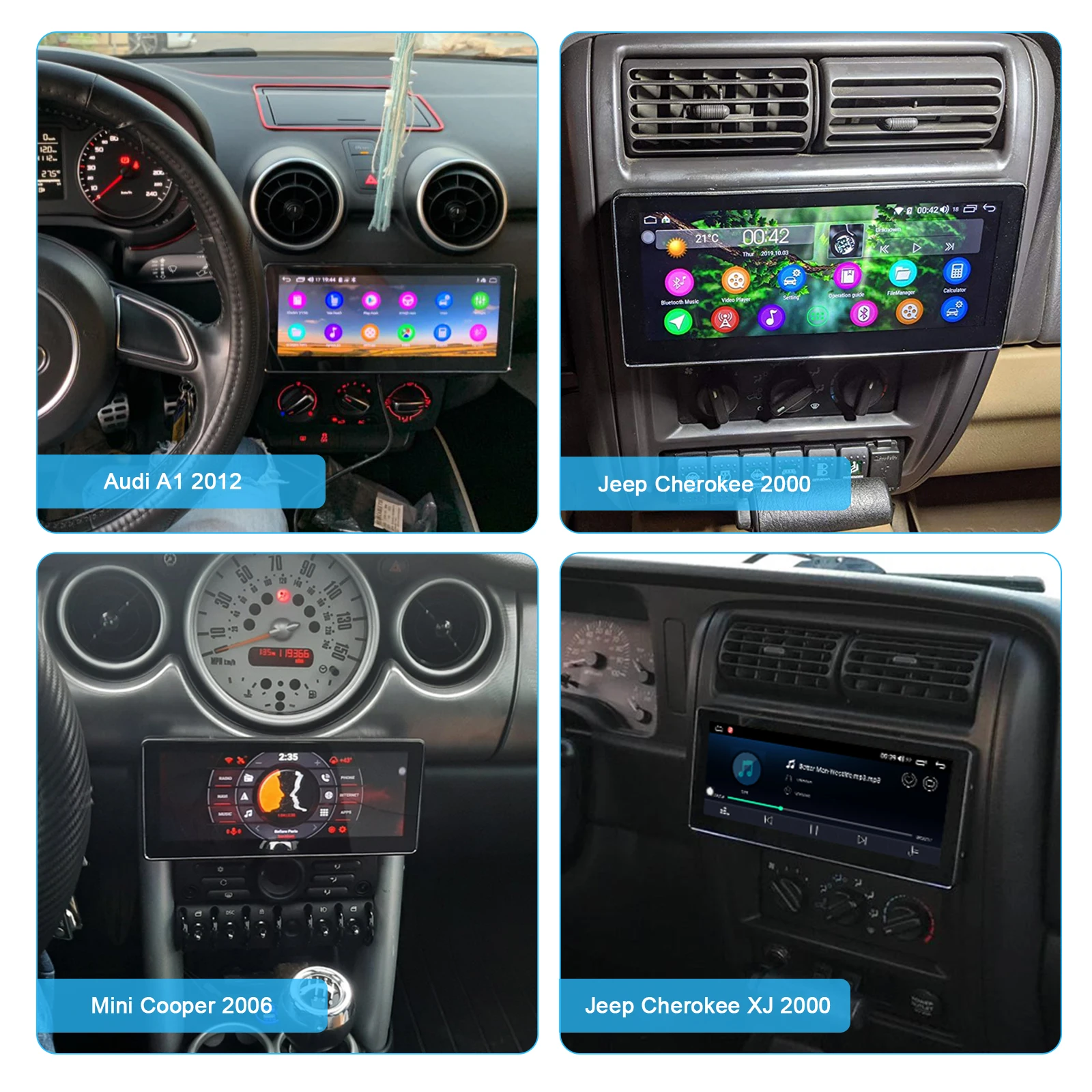 8 &quotAndroid 10 автомобильное радио Pantalla 1 Din 4 Гб 64 универсальное головное устройство