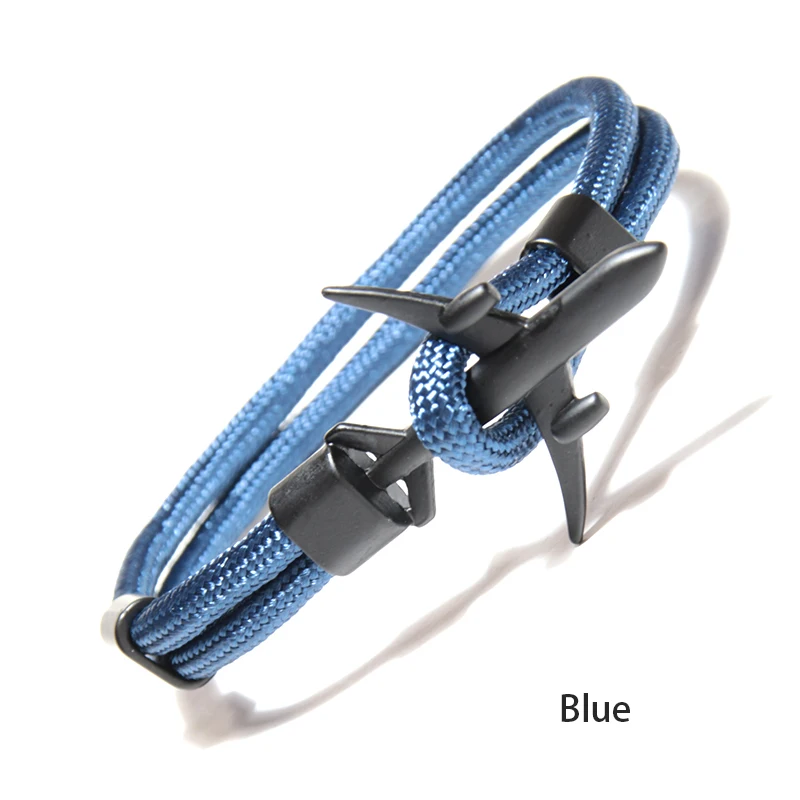 Новая мода мужской плетеный браслет зонт ручной работы веревка Braslet креативный самолет дизайн цепи из нити Braclet Bilezik нарукавная повязка