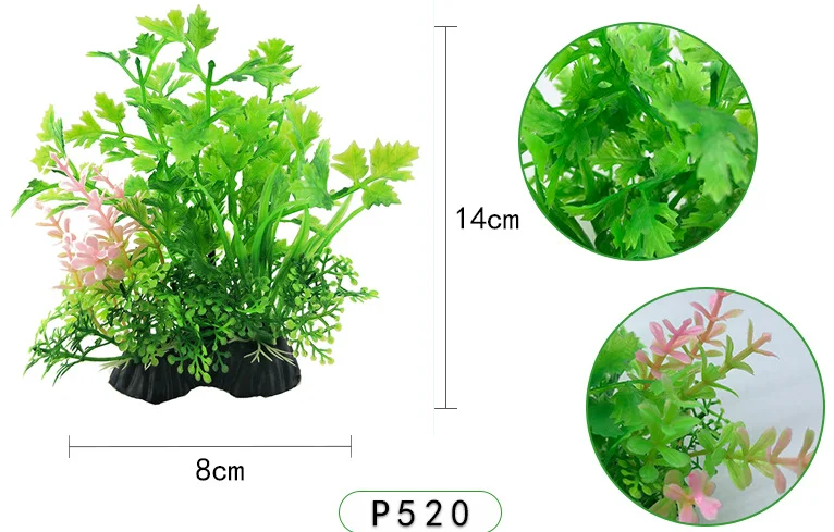 Новое поступление 1 шт. искусственные пластмассовые растения для украшения аквариума водяные сорняки травы аксессуары для аквариума орнамент