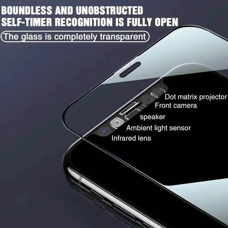 Высокоалюминиевая пленка из закаленного стекла для iPhone 11 Pro Max, взрывозащищенное стекло, Защита экрана для iPhone 11