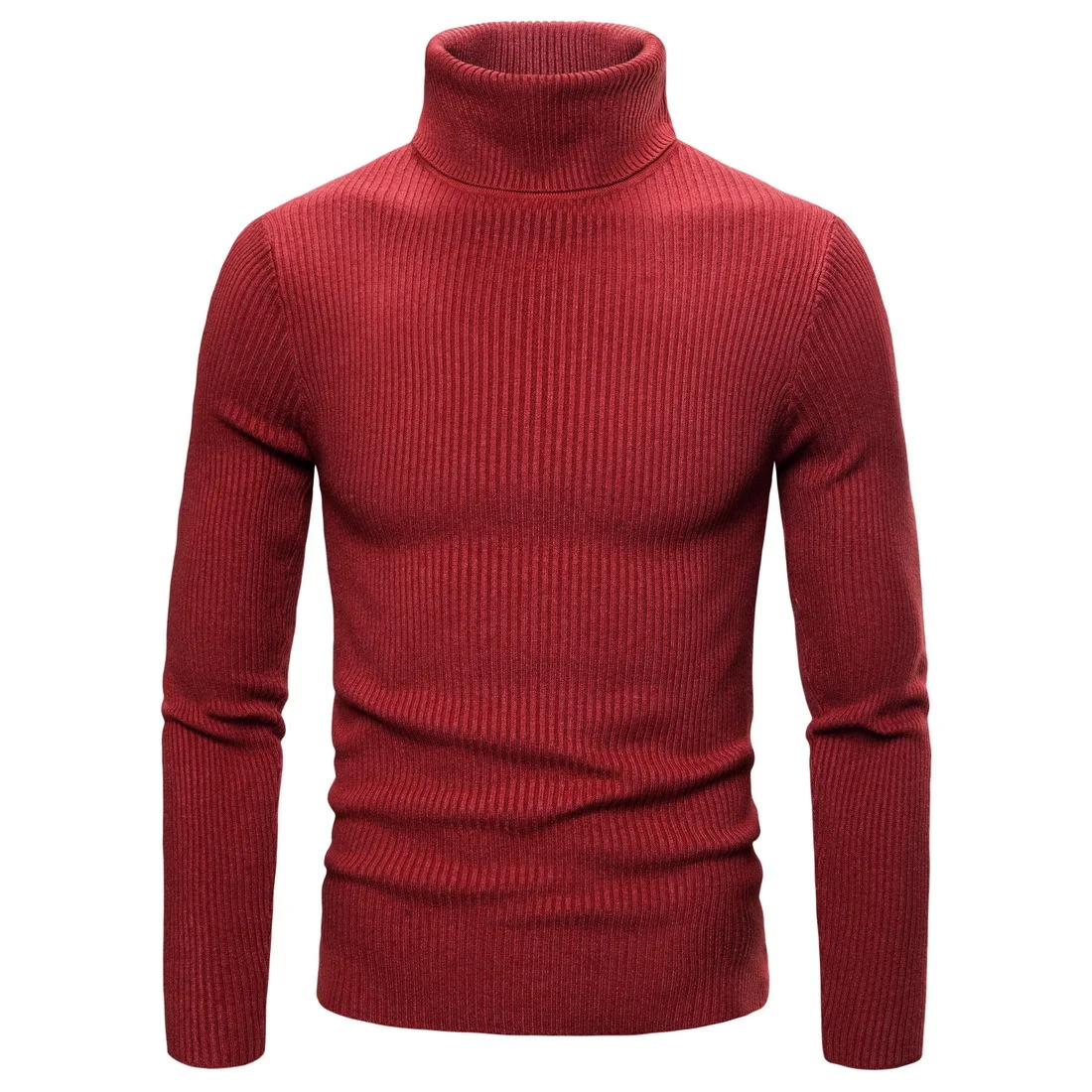 Свитер мужской, Осень-зима, мужской свитер, однотонный, облегающий, толстый, теплый, мужской свитер, пуловеры, водолазка мужская,качество джемпер мужской