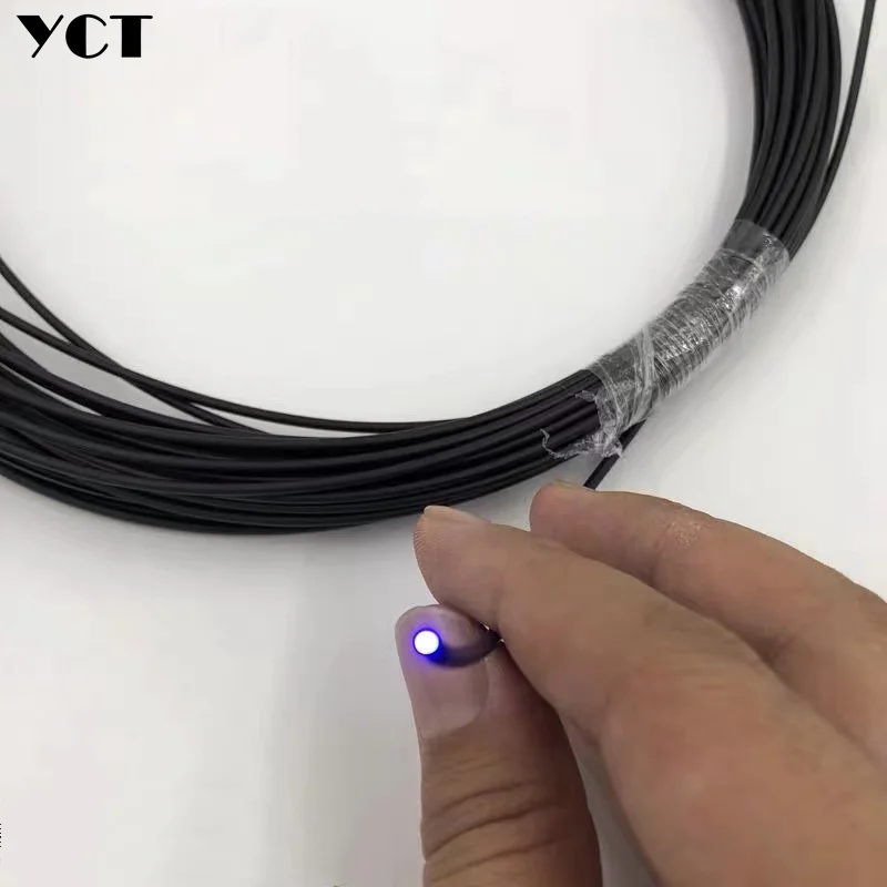 50mtr plastic optical fiber POF low attenuation communication sensing