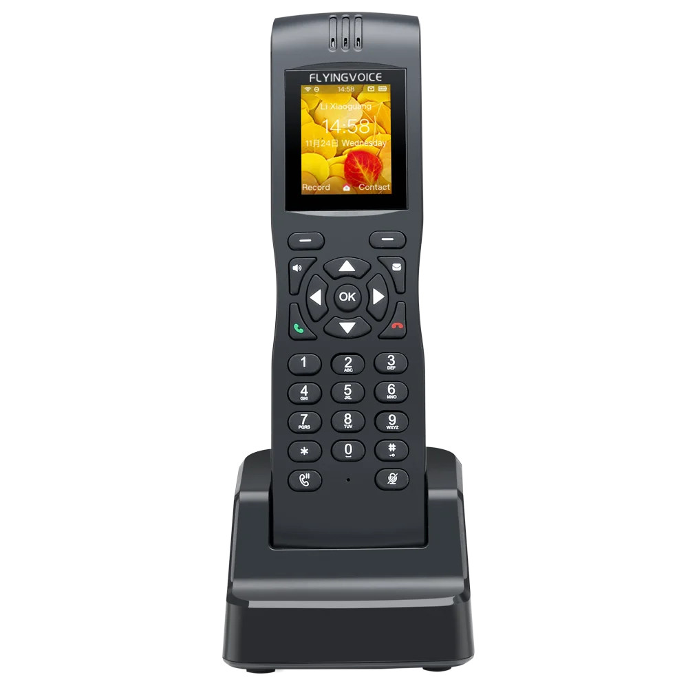 FIP16 Flyingvoice Портативный ip телефон протокол Беспроводной 2 4G WI FI 5G IP Phone с Цвет
