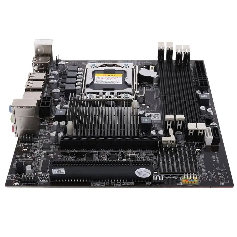 X58 настольная материнская плата LGA 1366 Pin DDR3 компьютерная материнская плата для L/E5520 X5650 RECC