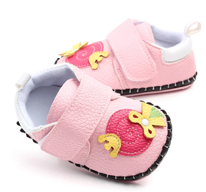 Лидер продаж, детская обувь для новорожденных, детская обувь с мягкой подошвой, Детские ползунки для мальчиков и девочек 0-18 мес., 3E24 - Цвет: B