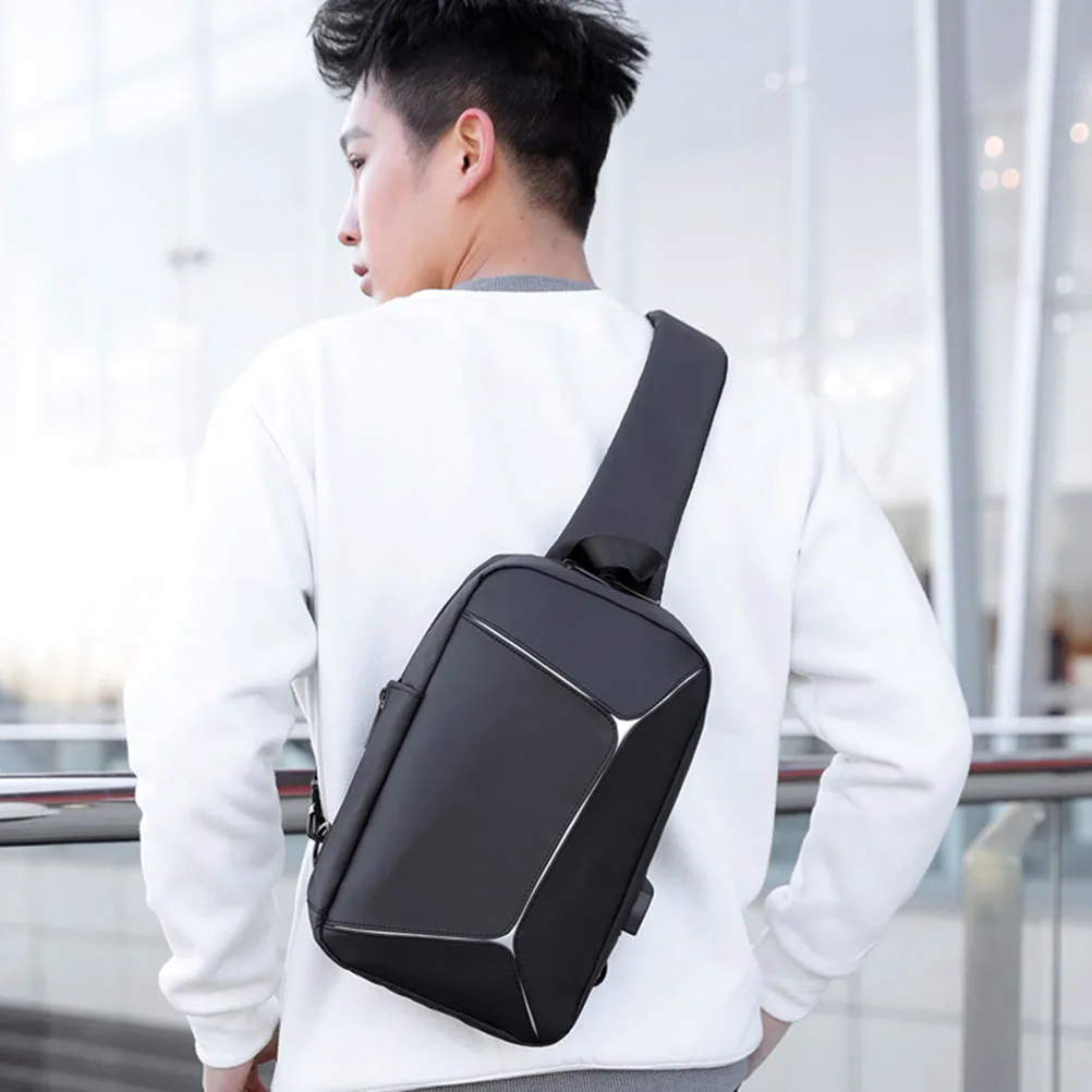 Многофункциональные мужские сумки через плечо нагрудная водонепроницаемая