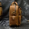 Men's Crazy Horse Leather Briefcase 16