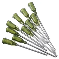 1.5 inch plastic steel dispensing head 14G 10pcs/pack of precision needle liquid dispenser needle