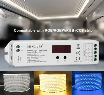 

MIlight LS1 4 IN 1 15A Smart LED Controller 6A/Channel 12~24V 2.4GHZ Wireless LED Controller