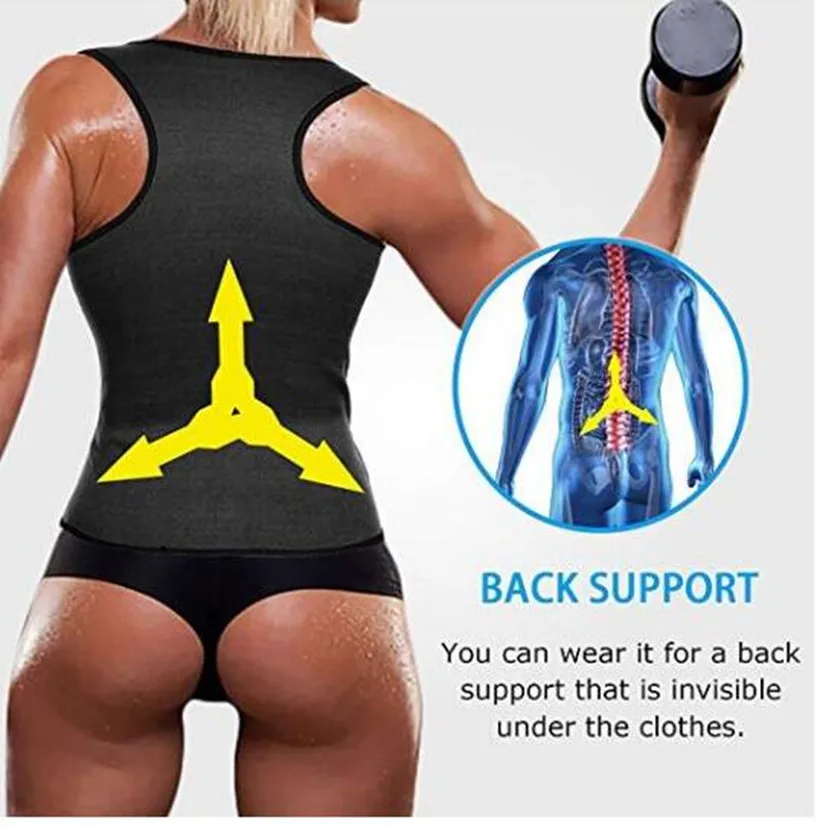 Women-New-Top-Sexy-Neoprene-Fitness-Slimming-Camis-Tee-Shirt-Fashion-Sweat-Sauna-Gym-Casual-Tops
