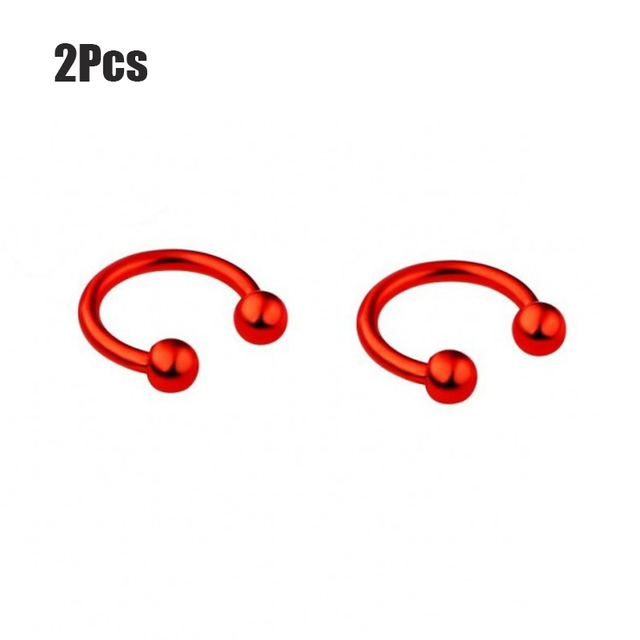 Stainless Steel Nose Ring 14G 16G Spike Nose Piercings Helix Ear Piercing Women Men Septum Rings Body Piercing Jewelry