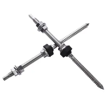 

New M10-200 Silver Tone Solar Panel Mounting Double Thread for Yacht/Solar Panel