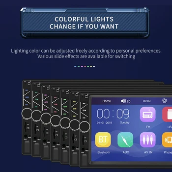 

A6 New 7-inch High-definition Bluetooth MP5 Player Card U Disk Mobile Phone Interconnection MP3 Radio Integrated Host