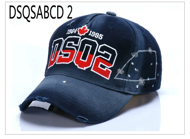 Уличная Кепка, известный бренд, мужская хлопковая бейсболка, s, Повседневная dsq Кепка, регулируемая бейсболка с буквой s, синяя, роскошная брендовая Кепка для мужчин
