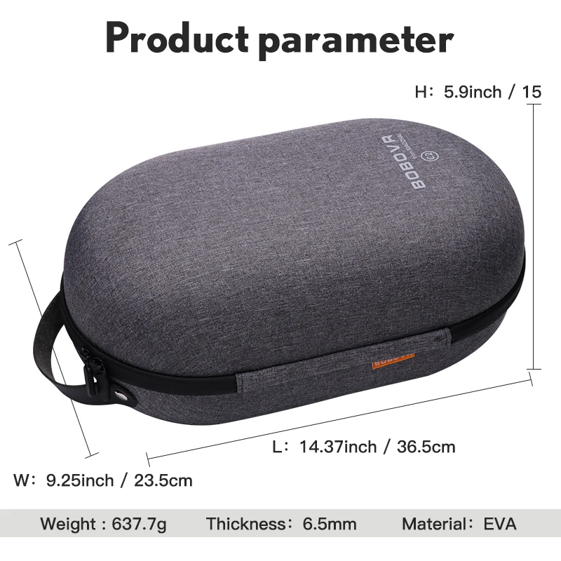 BOBOVR M2 Adjustable For Oculus Quest2 Virtual Reality Halo Strap Large Capacity C2 Storge Box Improve Plate Breathable Leather - Image 6