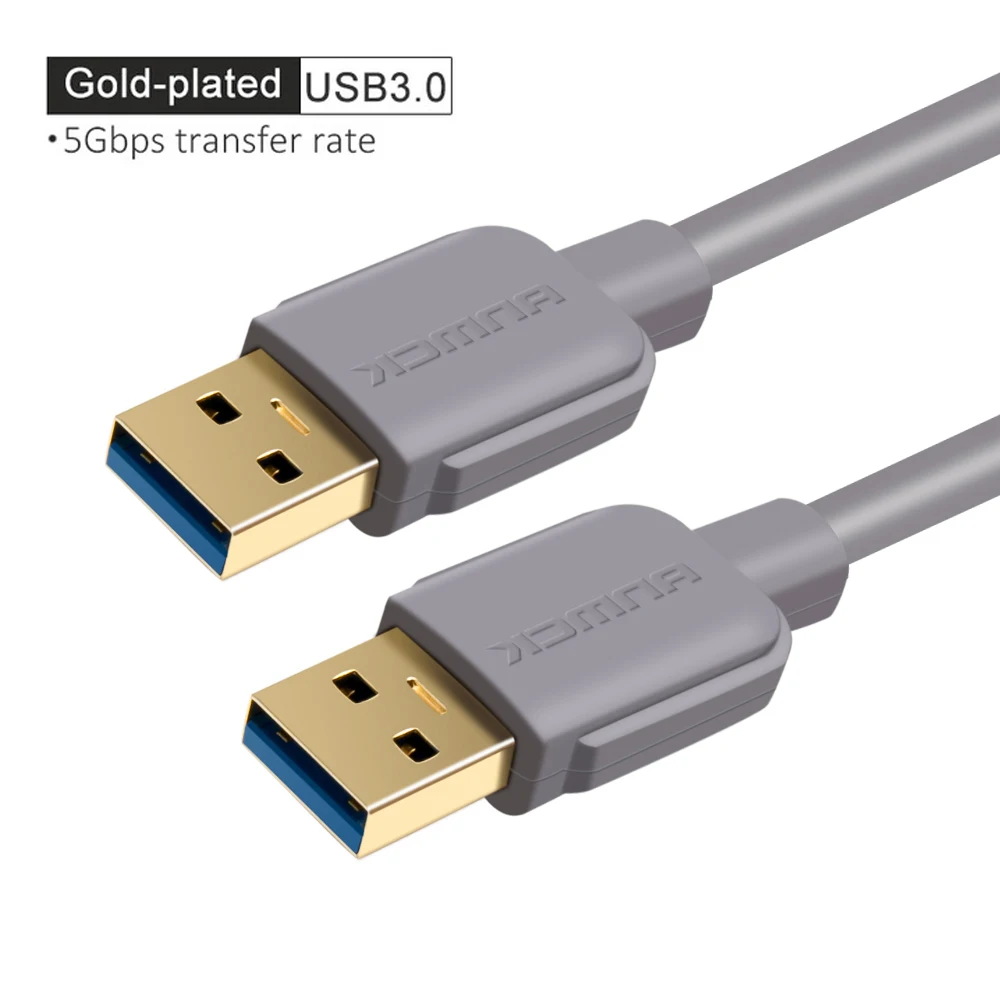 Anmck USB-USB Удлинительный кабель Тип A папа-папа USB 3,0 2,0 удлинитель для радиатора жесткого диска Webcom 0,5 м 1 м 1,5 м 2 м 3 м 5 м - Цвет: USB 3.0 Cable