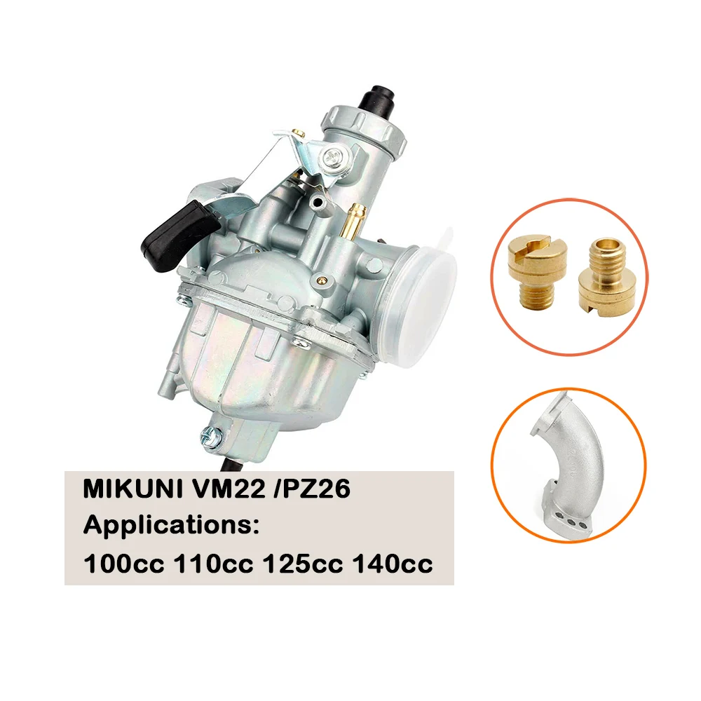 PZ26 VM22 Carburetor Carb For MIKUNI 110cc 125cc 140cc 160 cc Predator GX200 196cc Dirt Pit Bike SSR YCF Go Kart | Автомобили и