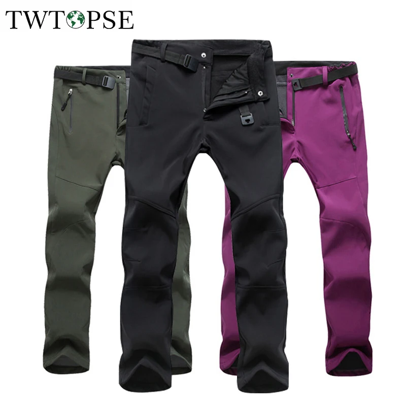 TWTOPSE, зимние водостойкие велосипедные штаны для мужчин и женщин, ветронепроницаемые спортивные брюки для горного велосипеда, велосипедные брюки для пеших прогулок, кемпинга, лыжного спорта