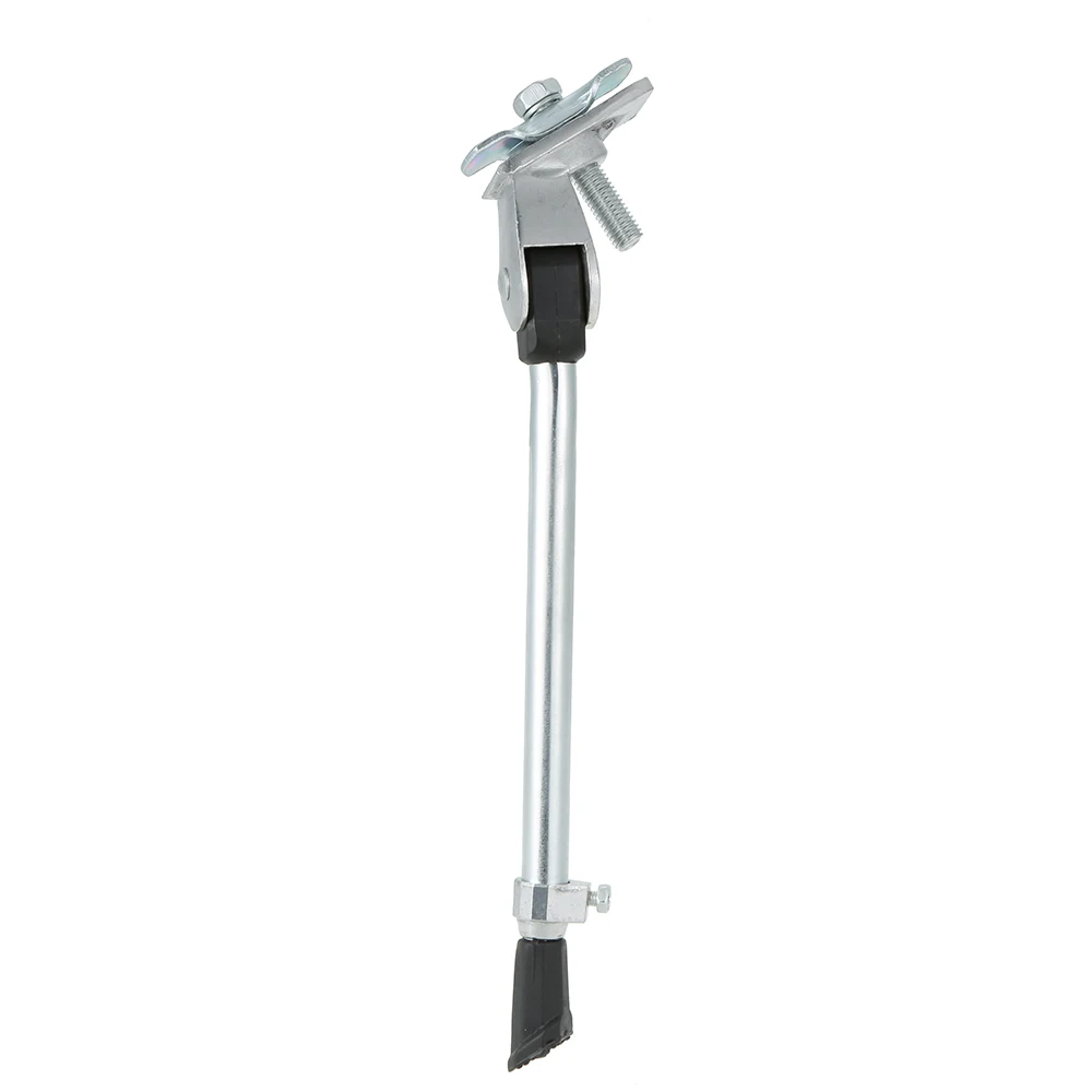 MTB дорожный велосипед kickstand велосипедные части парковочная стойка MTB Kick Stand Brace Kickstand с резиновой ножкой - Цвет: Silver