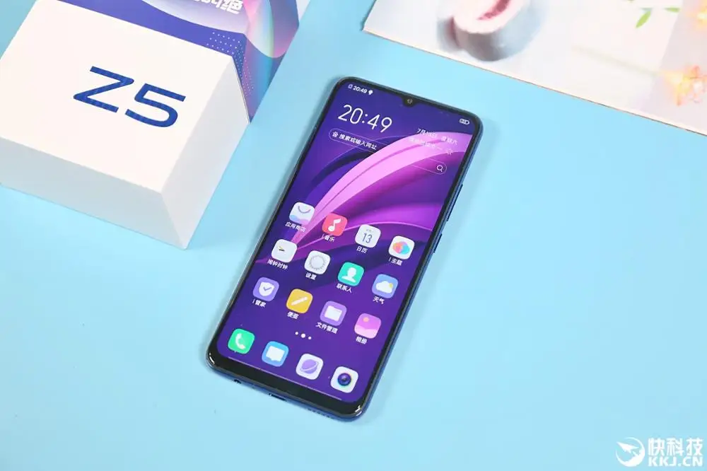 vivo Z5 Amoled экран мобильного телефона Snapdragon712 48MP+ 32MP камера 4500mAh батарея celulares 22,5 W зарядка смартфона