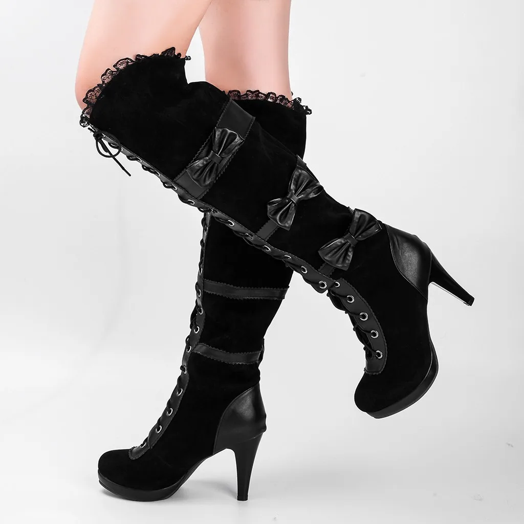 vegan leather thigh high boots