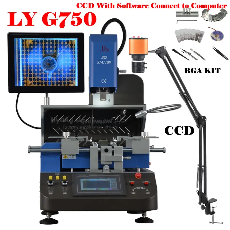 Наладочная станция LY G750 BGA 5200 Вт автоматическая оптическая система выравнивания