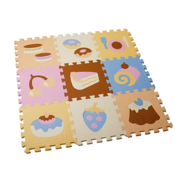 

9 Pcs Baby Early Education Mosaic Maze Puzzle Puzzle Floor Mat Environmental Protection Color Baby Anti - fall Pad Crawling Pad