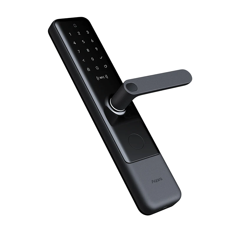 US $266.49 Aqara N200 Smart Door Lock Fingerprint Password Bluetooth NFC Unlock Smart Linkage With Doorbell Works With Mijia Apple HomeKit