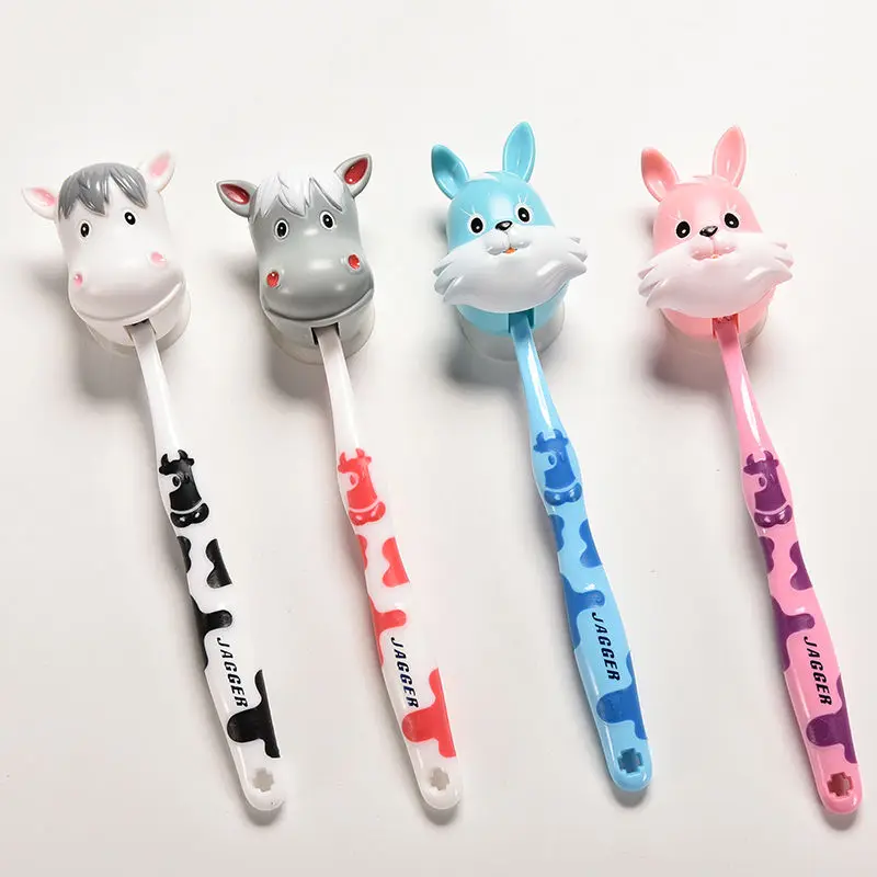 

1 Pcs Lovely Cartoon Cows Rabbit Children's child toothbrush kid Toothbrush For little Boy Girl Tooth Brush Toddler Teethbrush