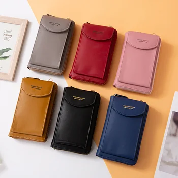 

Spring and Summer New Korean Version of the Pu Long Card Capacity Multi-Function Wallet Fashion Commuting Shoulder Messenger Bag