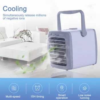 

Mini Air Cooler Fan Portable Handheld USB Powered Negative Ion Humidifier Air Conditioner Cooler Fan for Home Office