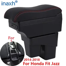 Boîte d'accoudoir pour Honda Jazz 3, boîte de rangement pour accoudoir de voiture, accessoires de voiture, 2014 2020 2015 2016 2017 2018