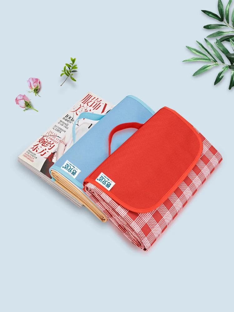 Picnic mat outdoor portable folding ins wind beach tent mats picnic cloth lawn thickening moisture table |