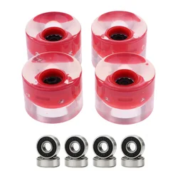 Flashlight Skateboard Wheel 60x45mm PU Brush Street Wheel 78A Skateboard Wheels Drift Skate Rullebrett Sports Equipment 50LZ
