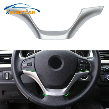 

Xburstcar Car Styling Chrome Steering Wheel Trim Cover Stickers for BMW 3 Series F30 320i 320 328 328i 2013 - 2017 Accessories