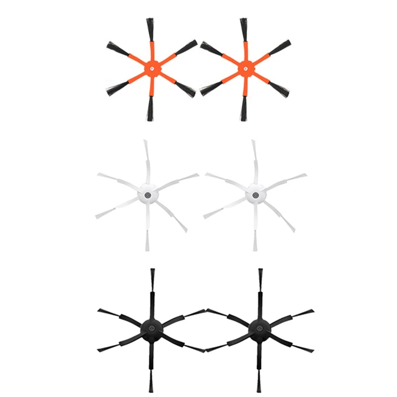 

6Pcs Colorful 6 Arms Side Brushes for Xiaomi/Roborock S50 S51 S55 Robot Vacuum Cleaner Brushes Parts Accessories