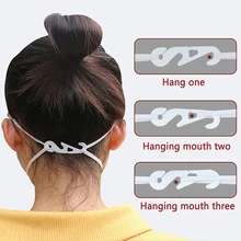 10/20pcs Adjustable Anti-slip Silicone Mask Ear Grips salvaorejas Mascarillas Extension Hook Masks Buckle Holder Dropship