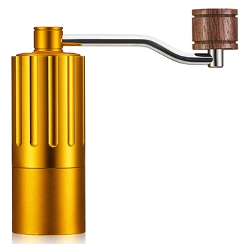

Mini Manual Stainless Steel Core Coffee Grinder Adjustable Coffee Mill With Storage Rubber Loop Easy Cleaning Portable