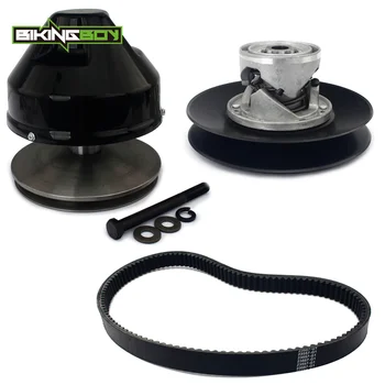 

BIKINGBOY Golf Cart Primary Drive Clutch + Secondary Driven Clutch + Belt For EZGO Gas 2 Cycle 1988 23192-G1 23191-G1 14694-G1
