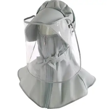 

Removable Anti-fog Virus Mask Windproof And Spray-proof Dustproof Protective Mask Cap Summer Sun Visor Anti-epidemic Hat