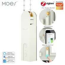 

ZigBee Smart DIY Motorized Roller Blinds/Shades Drive Motor Hub Tuya Smart Life APP Alexa Google Home Voice Control