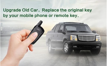

Smartphone car keyless entry system with remote Automatic Trunk Openingt Key Shaking Phone/App Contro Central Locking