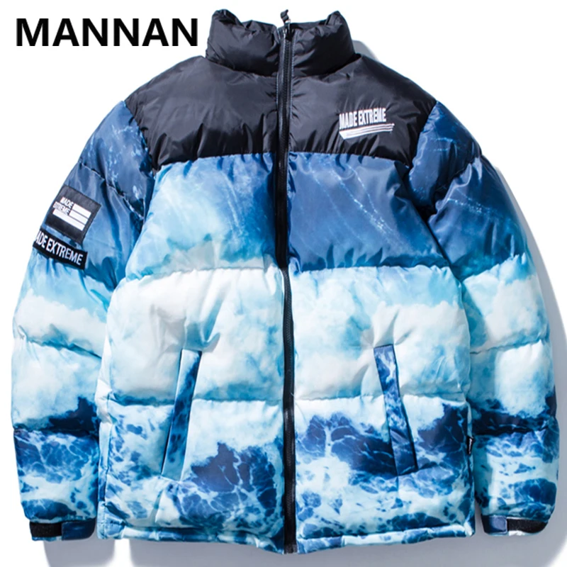 MANNAN,, Мужская Уличная одежда, хип-хоп, пэчворк, желтые куртки, одежда с хлопковой подкладкой, толстые зимние мужские повседневные куртки и пальто