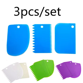 

3PCs/Set Kitchen Gadgets Scraper Cake Blade Bread Making Spatula Cutters Cake Model Silicone Decoratin Tools Kitchen Accessories