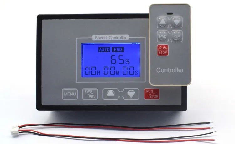 Remote control Smart Digital Display 0~100% adjustable 60A PWM DC Motor Speed Controller Timing Reversible 12V 24V 36V 48V | Обустройство
