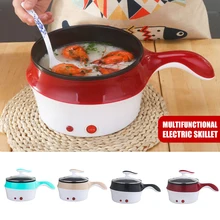 Студенческий горшок миниатюрный Электрический сковорода многофункциональная электрическая плита простая и стильная Яркая Цветная теппаняки жареная